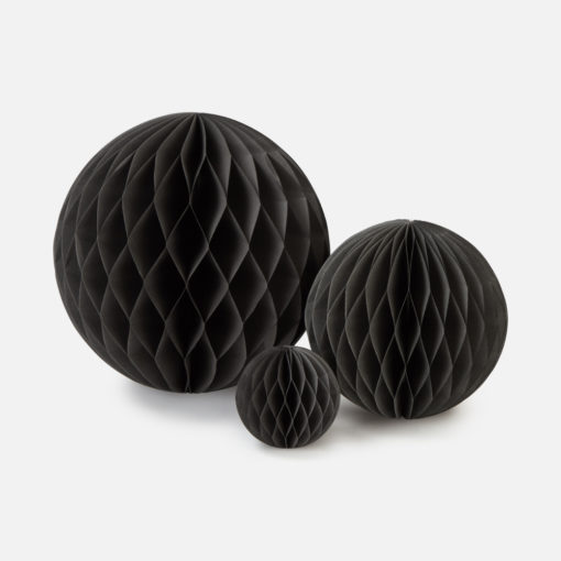 Grey Honeycomb Ball Trio